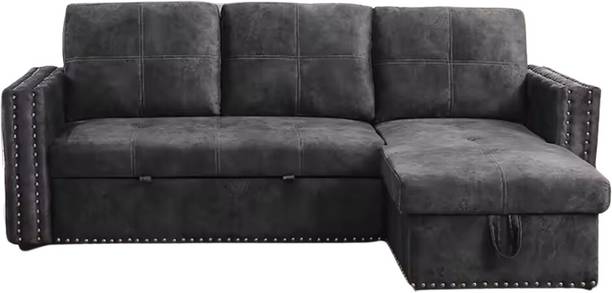The Orion 3 Seater Single Engineered Wood Pull Out Sofa Sectional Bed