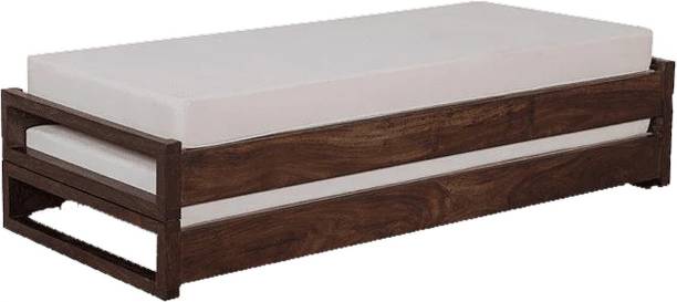 CHETAK INDUSTRIES 3 Seater Single Solid Wood Pull Out Futon