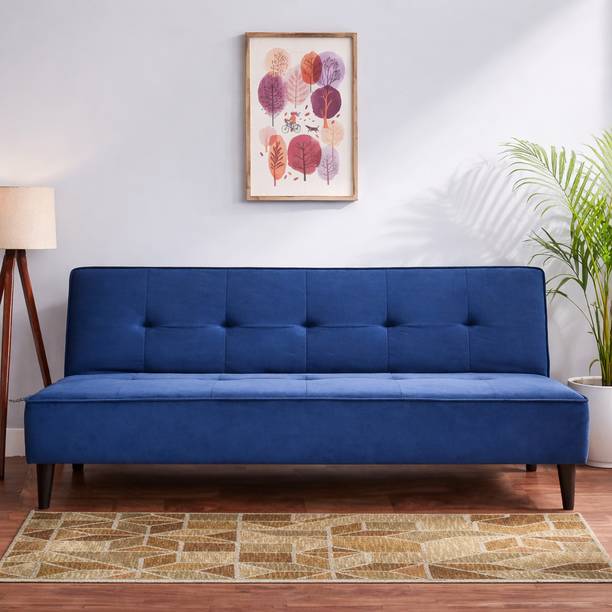 ARRA Palermo Fully Upholstered 3 Seater Single Solid Wood Fold Out Sofa Sectional Bed