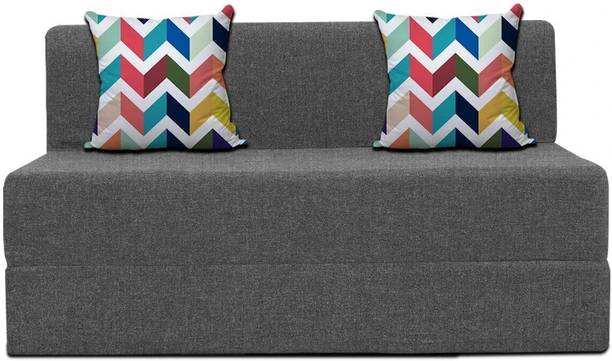 BMS HOME DÉCOR Folding Sofa 2 Seater Single Foam Pull Out Sofa Sectional Bed