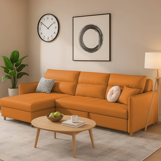 Casaliving Floster LHS 4 Seater Double Foam Pull Out Sofa Cum Bed