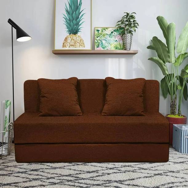 NAPTHRONE Modern Folding Sofa Cum Bed – Soft, Stylish & Space-Saving Furniture for Home 1 Seater Single Foam Fold Out Sofa Cum Bed