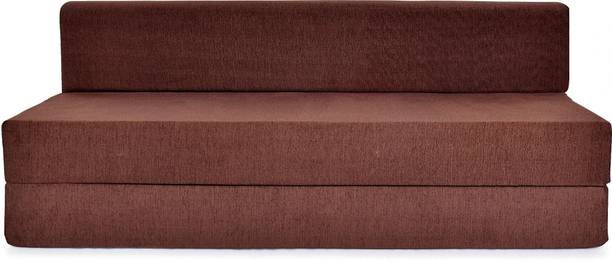 Friends super Life Fashion Life-6X6 Comfort for All with 3 Multi Star 3 Seater Double Foam Fold Out Sofa Cum Bed