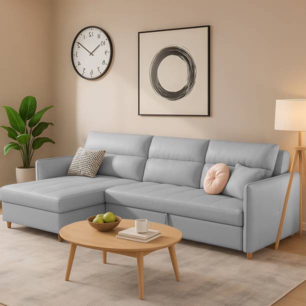 Casaliving Floster LHS 4 Seater Double Foam Pull Out Sofa Cum Bed