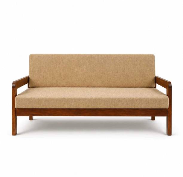 Worldwood Wooden Convertible Sofa Bed for Living Room Bedroom | Foldable Diwan Couch 3 Seater Double Solid Wood Fold Out Sofa Cum Bed