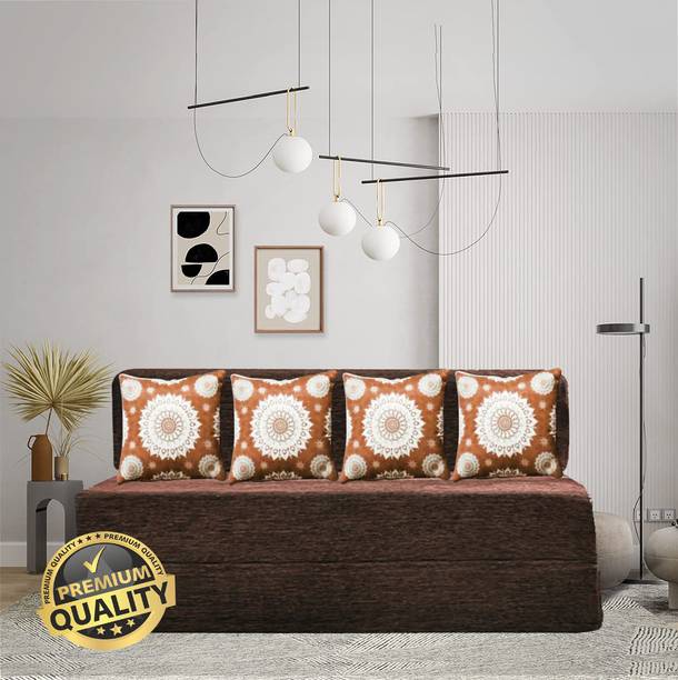 Expecting Smile For 4 Person 4 Seater Double Foam Fold Out Sofa Cum Bed