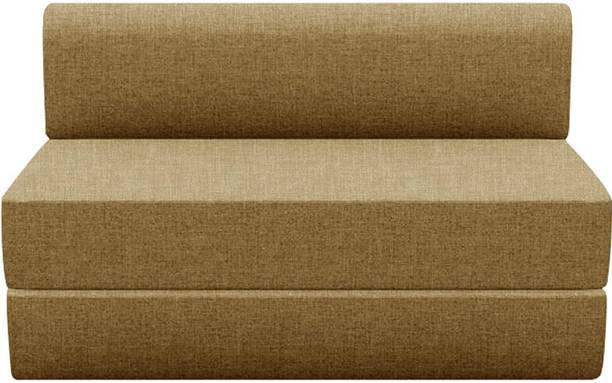 BHARATRAJ (6x2.5) 1 Seater Single Foam Fold Out Sofa Cum Bed