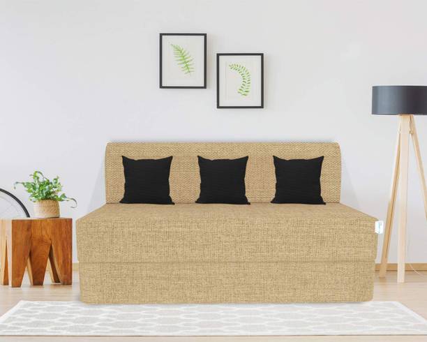 Usha Shriram Folding 3 Seater Double Foam Fold Out Sofa Cum Bed