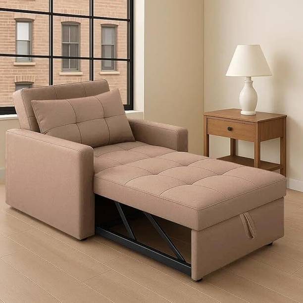 Casaliving Tressa 1 Seater Single Foam Pull Out Sofa Cum Bed