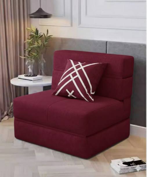 Flipkart Perfect Homes Sreeni 1 Seater Single Foam Pull Out Sofa Cum Bed