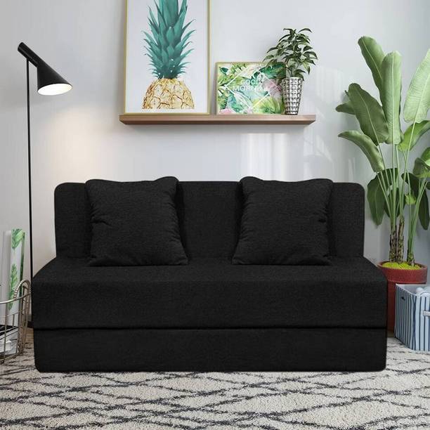 NAPTHRONE Modern Folding Sofa Cum Bed – Soft, Stylish & Space-Saving Furniture for Home 1 Seater Single Foam Fold Out Sofa Cum Bed