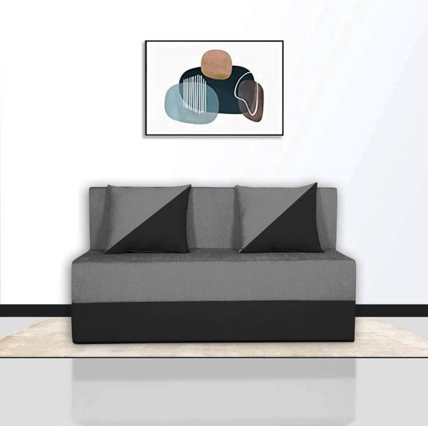 BMS HOME DÉCOR Folding Sofa 2 Seater Double Foam Pull Out Sofa Sectional Bed