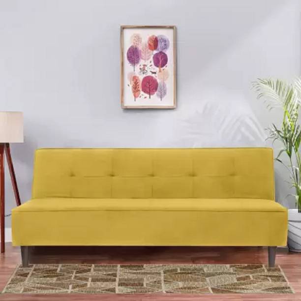 SOLISPRIMUS-COMFORT FOR ALL CozySway Fully Upholstered Velvet Fabric 3 Seater Sofa