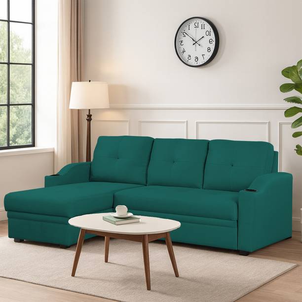 Casaliving Ravonna LHS 4 Seater Double Foam Pull Out Sofa Cum Bed