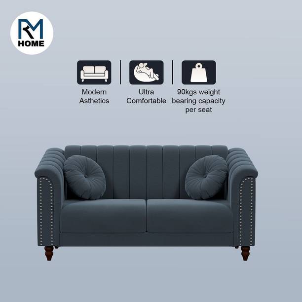 RM HOME RENU Fabric 2 Seater  Sofa