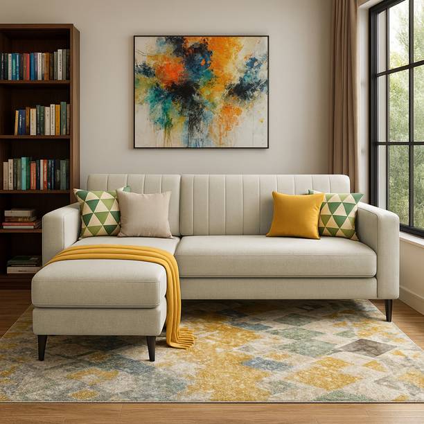 Casaliving Moris LHS Fabric 4 Seater Sofa