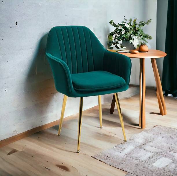 RM HOME Sara Dining chair for living room Fabric 1 Seater  Sofa