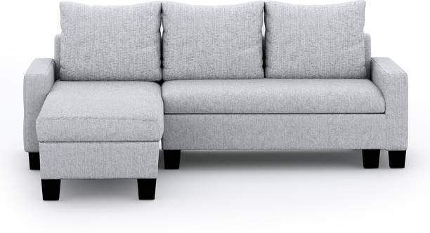 Flipkart Perfect Homes Porto L Shape Fabric 5 Seater  Sofa