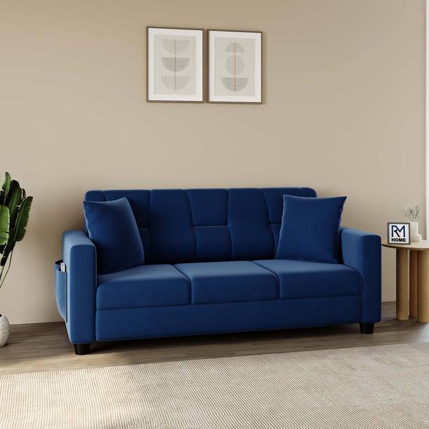 RM HOME Roman Fabric 3 Seater  Sofa