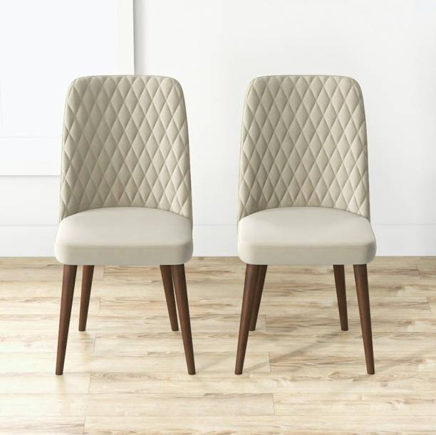 RM HOME Currency Dining Chair Set of 2 Piece For Living Room Fabric 1 Seater  Sofa