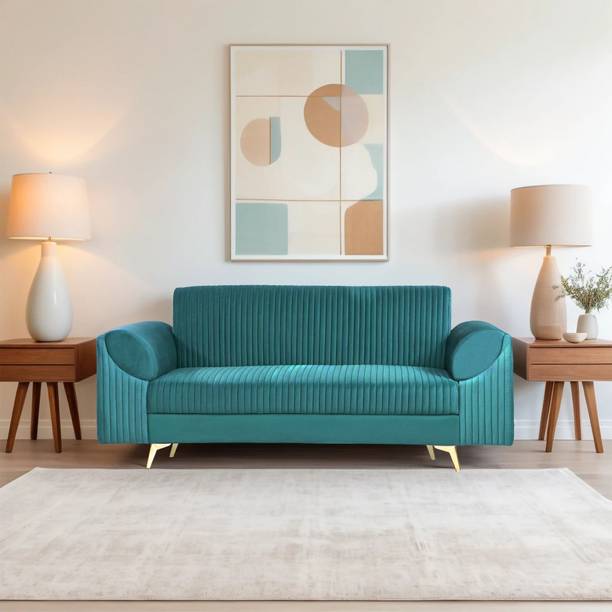 Seventh Heaven Venice 3 Seater Sofa, Extra Spacious, Plush Suede Fabric: 2 Year Warranty Fabric 3 Seater  Sofa