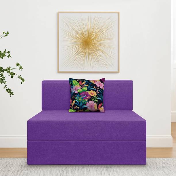 Flipkart Perfect Homes 3X6-FOLDABLE SOFA CUM BED Fabric 1 Seater  Sofa