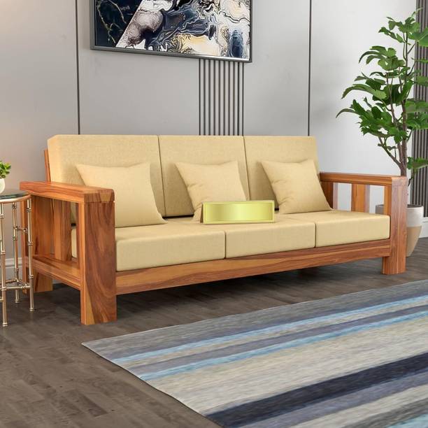 CRAFTWHIZ Fabric 3 Seater  Sofa