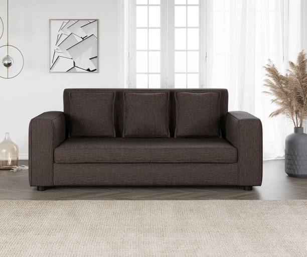 Artesia Premium upholstery Wooden Sectional Sofa Fabric 3 Seater Sofa