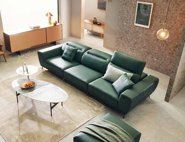 fabrique Leatherette 3 Seater  Sofa