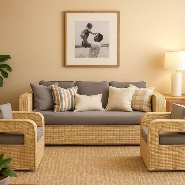 IRA Sofa Set Fabric 6 Seater  Sofa