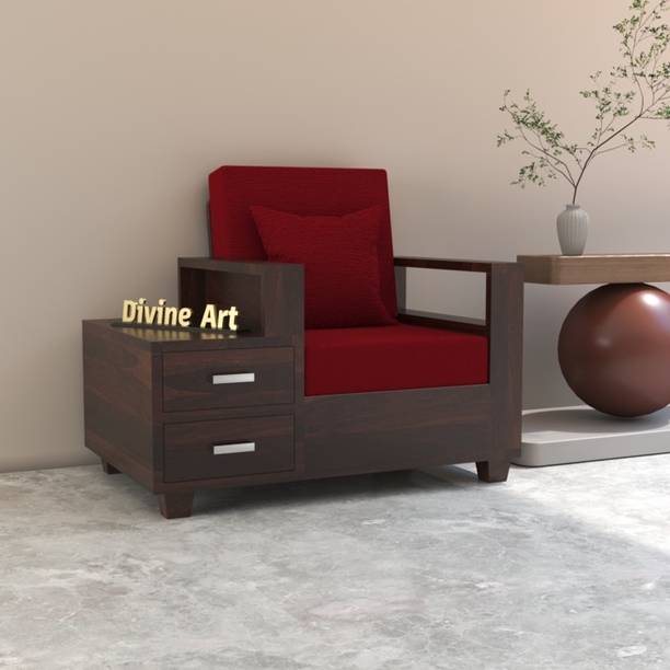 Divine Arts 1 Seater Sofa For Living, Waiting Room/ Office Fabric Fabric 1 Seater  Sofa