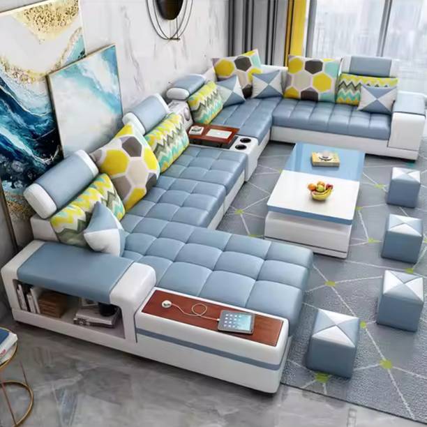 Homax Fizzy Fabric 12 Seater  Sofa