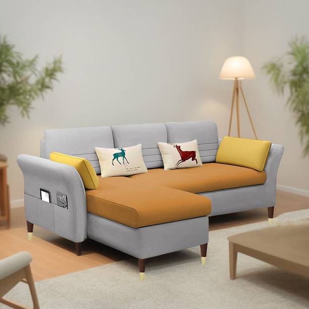 Casaliving Asser Fabric 4 Seater  Sofa