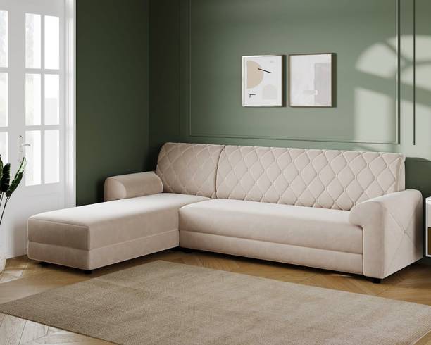 RM HOME Murphy LHS Fabric 6 Seater Sofa