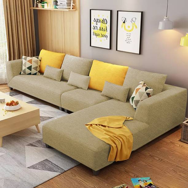 Casaliving Minta Fabric 6 Seater  Sofa