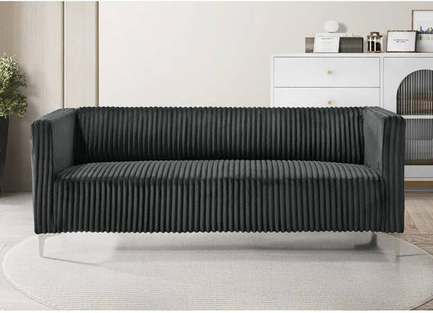 Friends Life Chryssa Modern Tufted Design Sofa 3 Seater Fabric 3 Seater Sofa