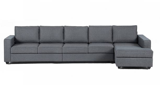 Wakefit Napper Right Aligned Chaise Fabric 6 Seater  Sofa