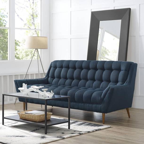 Soul Light Art 3 SEATER SOFA FOR LIVING ROOM GUEST ROOM FABRIC LEATHERETTE Leather 3 Seater  Sofa