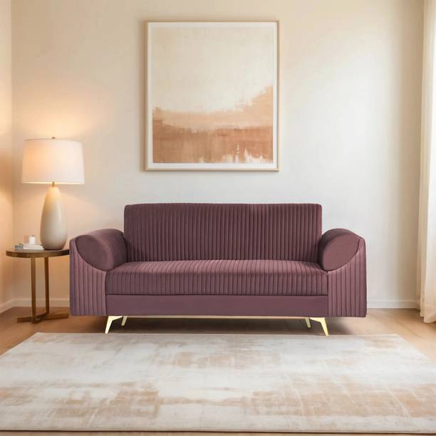 Seventh Heaven Venice 3 Seater Sofa, Extra Spacious, Plush Suede Fabric: 2 Year Warranty Fabric 3 Seater  Sofa