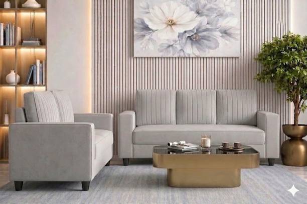 Flipkart Perfect Homes Noha Fabric 3 + 2 Sofa Set