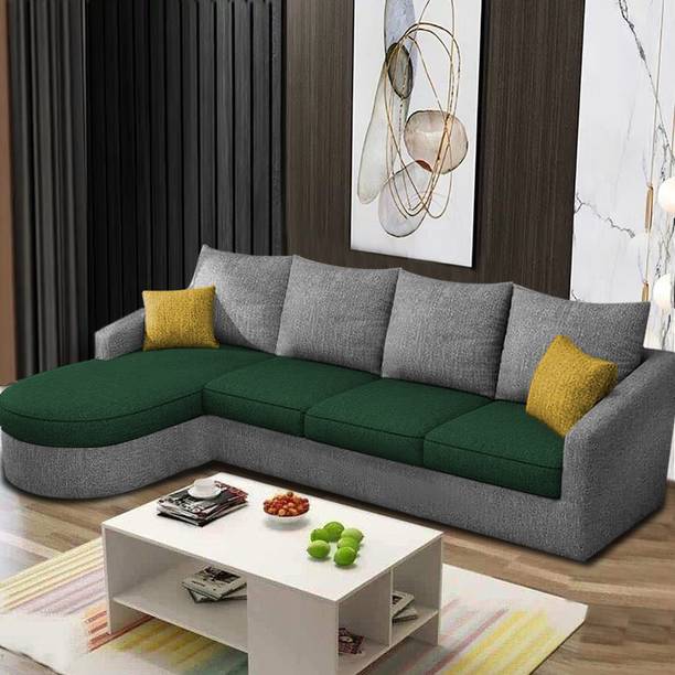 Casaliving Shrank Fabric 6 Seater  Sofa