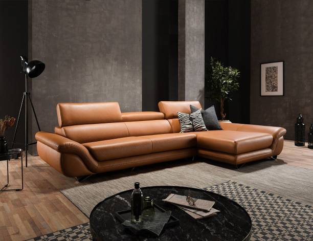 fabrique Leatherette 4 Seater  Sofa