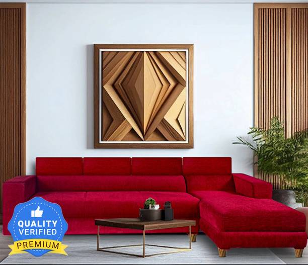 Seventh Heaven Berlin 6 Seater Sofa, Extra Spacious, Chenille Molfino Fabric: 2 Year Warranty Fabric 6 Seater  Sofa