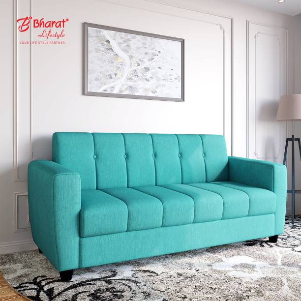 Bharat Lifestyle Deno Fabric 3 Seater  Sofa
