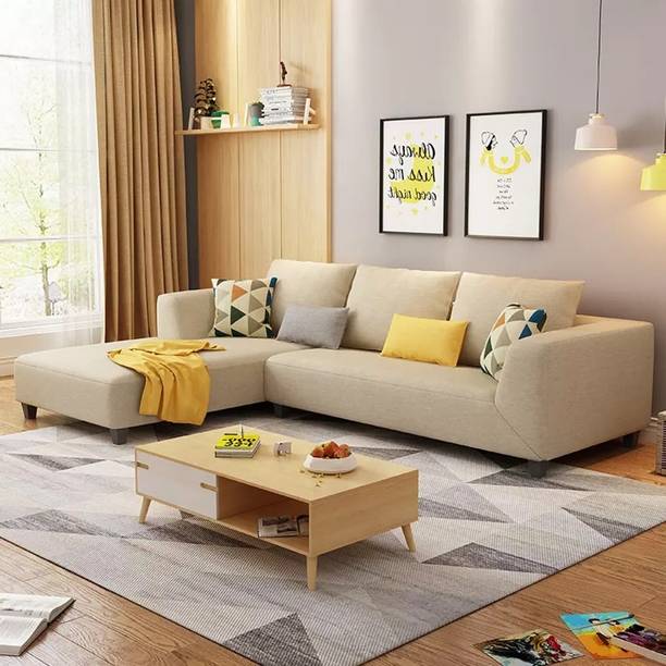 Casaliving Minta Fabric 4 Seater  Sofa