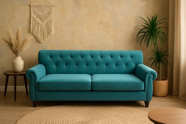 ANWARA LIVINGS Anwara livings modern sofa Solid Wood 3 Seater  Sofa