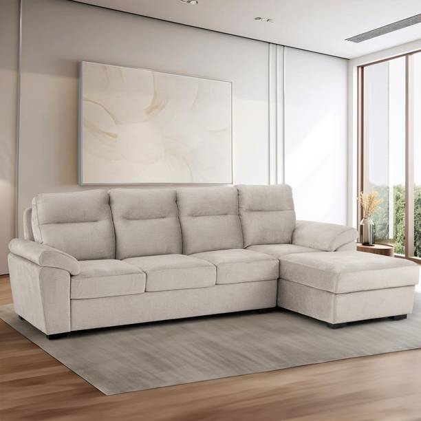 Wakefit Lounger Plus Fabric 5 Seater  Sofa