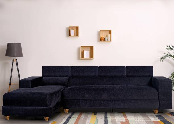 Seventh Heaven Berlin 6 Seater Sofa, Extra Spacious, Chenille Molfino Fabric: 2 Year Warranty Fabric 6 Seater  Sofa