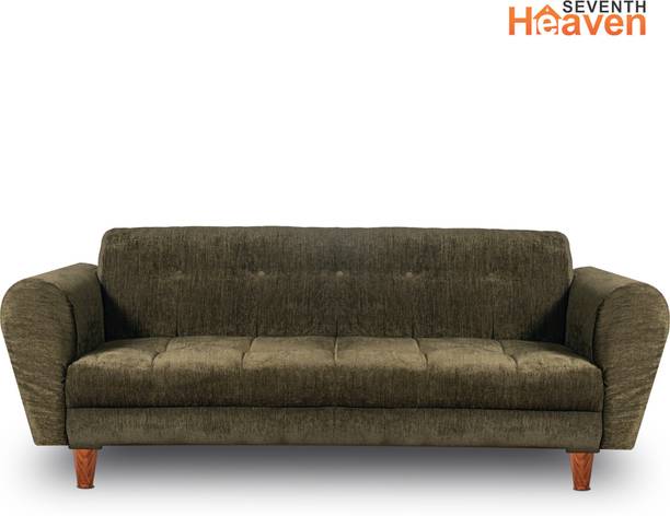 Seventh Heaven Milan 4 Seater Sofa with Ottoman, Chenille Molfino Fabric: 2 year Warranty Fabric 4 Seater  Sofa