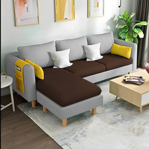 Casaliving Monarch Fabric 4 Seater  Sofa